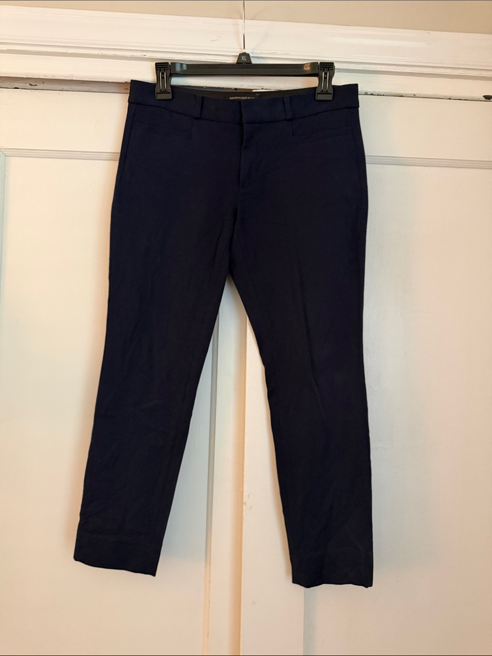 Banana Republic Sloan Navy Pants - Classic Straight Fit 4P
